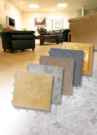 Basement Flooring in a home in Bear, Delaware & Maryland