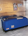 A crawl space sump pump, liner, and dehumidifier installed in Greenville