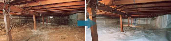 Crawl Space Repair in DE & MD, including Bridgeville, Pike Creek & Dover. Crawl Space Repair in DE & MD, including Bridgeville, Pike Creek & Dover.