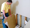 Our contractor will carefully remove the damaged portion of your drywall and cut away any water-damaged wood studs.