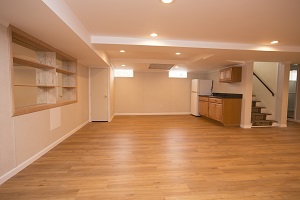 A beautiful, finished basement in Delmarva
