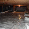 A very large, sealed, and waterproofed crawl space in Highland Acres.