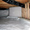 A clean, encapsulated crawl space in Ocean City.