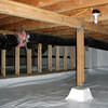 A bright, clean, sealed crawl space in Ellendale.