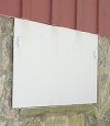head-on view of one of our doors installed in Kent Acres for crawl spaces