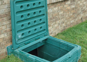 lockable crawl space access door installed in Central Kent