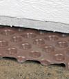 crawl space insulation installed in Ocean View over our extra large drainage matting