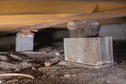 sagging crawl space