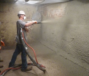 shotcrete wall restoration