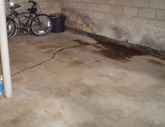 basement floor crack repair system in Delaware & Maryland